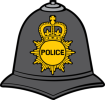 British Police Helmet - Bobby Cap png