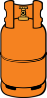 un cilindro de gas propano - contenedor png