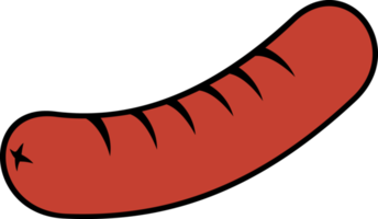 Sausage Food Color png