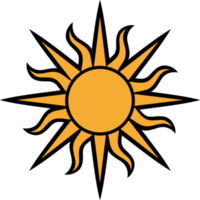 icona del colore del sole png
