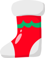 dibujado a mano ilustración de calcetines de navidad png