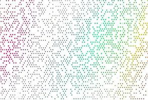 Light Multicolor, Rainbow vector backdrop with dots.