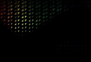 Dark Multicolor, Rainbow vector backdrop with dots.