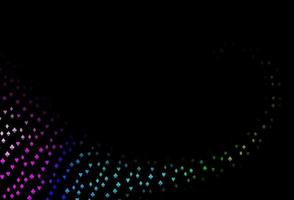 Dark Multicolor, Rainbow vector texture with playing cards.