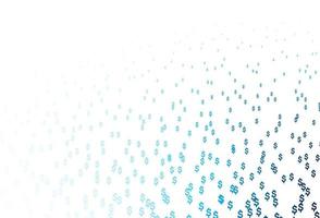 Light BLUE vector texture with financial symbols.