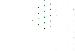 Light Multicolor, Rainbow vector backdrop with dots.