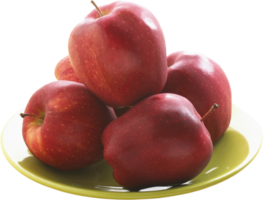 frische Apfelfrucht mit weißem Hintergrund png