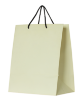 sacola de papel isolada com traçado de recorte para maquete png