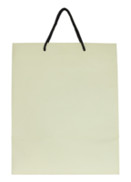 sacola de papel isolada com traçado de recorte para maquete png