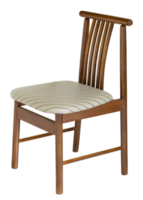 wooden chair isolated with clipping path png