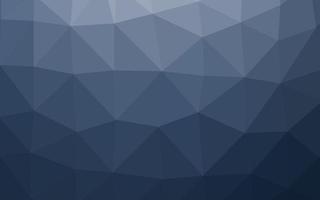 Dark BLUE vector triangle mosaic cover.