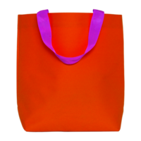 red shopping bag isolated with clipping path for mockup png