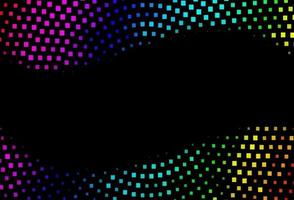 Dark Multicolor, Rainbow vector texture in rectangular style.