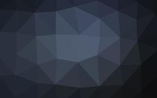 Dark BLUE vector blurry triangle pattern.