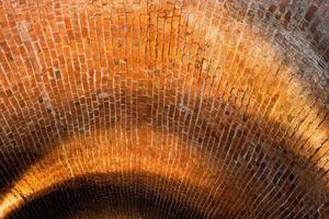 old bricks curve ceiling detail photo