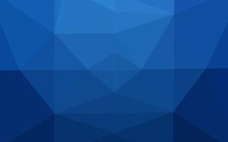 Dark BLUE vector polygon abstract background.