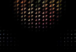 multicolor oscuro, textura de vector de arco iris con discos.