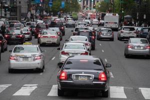 PHILADELPHIA, USA - APRIL 24 2017 - Town Traffic photo