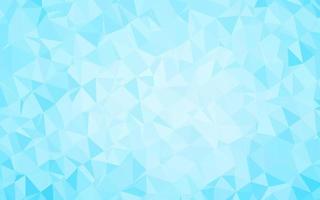 Light BLUE vector shining triangular template.