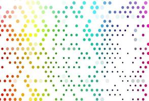 Light Multicolor, Rainbow vector layout with circle shapes.