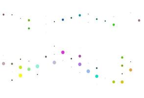 Light Multicolor, Rainbow vector layout with circle shapes.