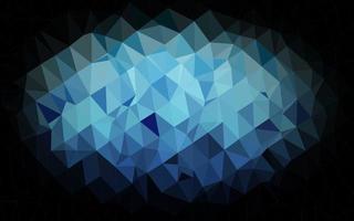 Light BLUE vector shining triangular pattern.