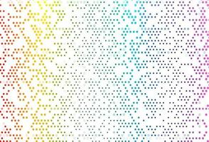 Light Multicolor, Rainbow vector layout with circle shapes.