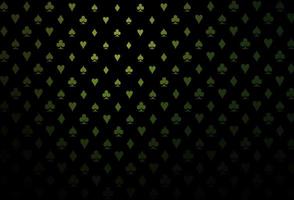 Dark green vector layout with elements of cards.