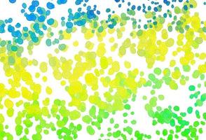 Light Blue, Yellow vector template with bent lines.