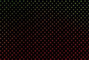 Dark green, red vector layout with elements of cards.