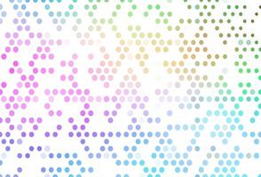 Light Multicolor, Rainbow vector template with circles.