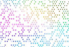 Light Multicolor, Rainbow vector template with circles.