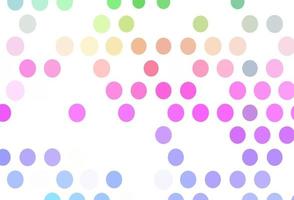 Light Multicolor, Rainbow vector pattern with spheres.