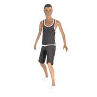 Junge Charakter 3D-Modellierung png