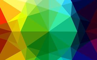 Light Multicolor, Rainbow vector abstract mosaic background.