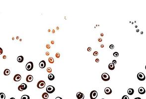 Light Orange vector backdrop with dots.