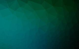 Dark Blue, Green vector polygon abstract layout.