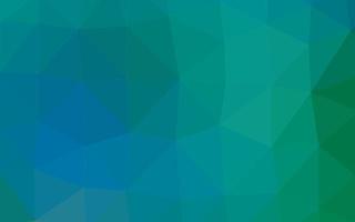 textura poligonal abstracta de vector azul claro, verde.