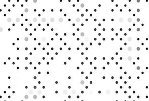 Light Black vector cover with spots.