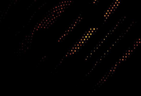 Dark Orange vector background with rectangles.