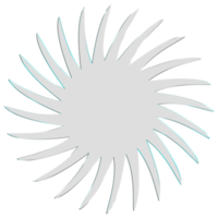 forma olografico con metallo effetto . impostato di etnico stella, telaio, griglia ,cerchio, circolare, realistico 3d rendere. astratto forme collezione è un' trend miscela di geometrico forme png