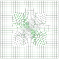 forma olografico con metallo effetto . impostato di etnico stella, telaio, griglia ,cerchio, circolare, realistico 3d rendere. astratto forme collezione è un' trend miscela di geometrico forme png