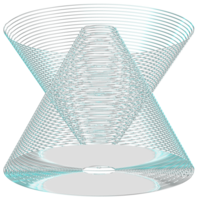 forma holográfica com efeito metal. conjunto de estrela étnica, moldura, grade, círculo, renderização 3d circular, realista. coleção de formas abstratas é uma mistura de tendências de formas geométricas png