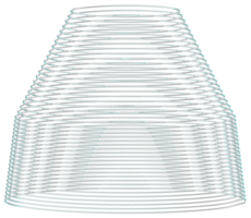 forma holográfica con efecto metal. conjunto de estrella étnica, marco, cuadrícula, círculo, circular, render 3d realista. la colección de formas abstractas es una mezcla de tendencias de formas geométricas png