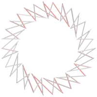 forme géométrique avec effet chromé. formes d'étoiles minimales. ensemble d'étoile ethnique, cadre, grille, cercle, circulaire, forme avec effet chrome fer argenté brillant. rendu 3d réaliste png