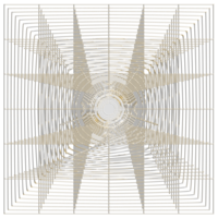 forme géométrique avec effet chromé. formes d'étoiles minimales. ensemble d'étoile ethnique, cadre, grille, cercle, circulaire, forme avec effet chrome fer argenté brillant. rendu 3d réaliste png