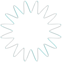 forma olografico con metallo effetto . impostato di etnico stella, telaio, griglia ,cerchio, circolare, realistico 3d rendere. astratto forme collezione è un' trend miscela di geometrico forme png