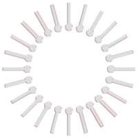 forma geométrica com efeito cromado. formas mínimas de estrelas. conjunto de estrela étnica, moldura, grade, círculo, circular, forma com efeito cromado de ferro prateado brilhante. renderização 3d realista png