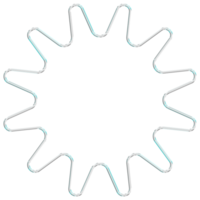 forma olografico con metallo effetto . impostato di etnico stella, telaio, griglia ,cerchio, circolare, realistico 3d rendere. astratto forme collezione è un' trend miscela di geometrico forme png