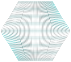 forma holográfica con efecto metal. conjunto de estrella étnica, marco, cuadrícula, círculo, circular, render 3d realista. la colección de formas abstractas es una mezcla de tendencias de formas geométricas png